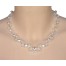 Collier mariage blanc et cristal CO4261Z