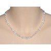 Collier mariage blanc et cristal CO4271A
