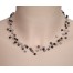 Collier perles gris et noir CO4278A