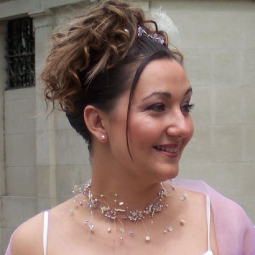Bijoux de mariage de Stéphanie 