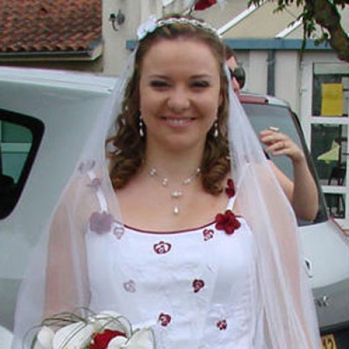 Bijoux de mariage blanc de Séverine 