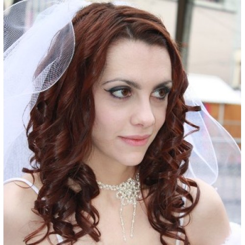 Collier en cristal et blanc d'Aurélie 