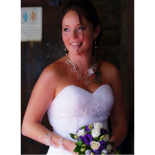 Bijoux de mariage de Stéphanie 