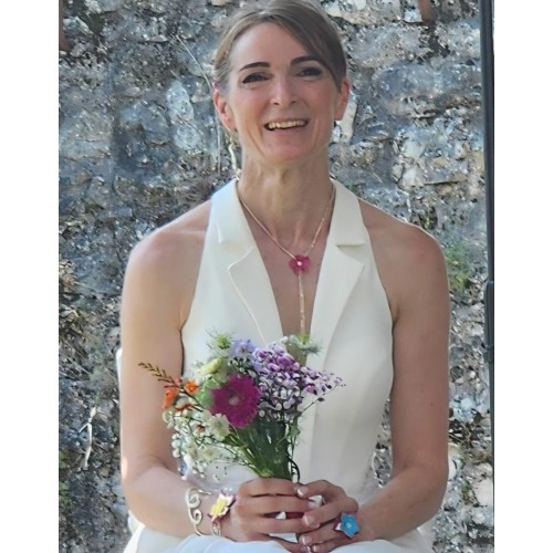 Bijoux de mariage multicolore de Sandrine