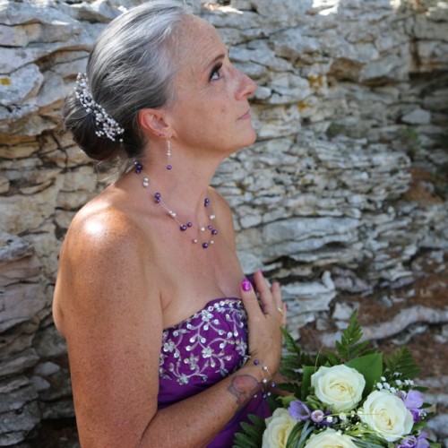 Bijoux de renouvellement de voeux de Fabienne